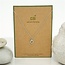 Dainty Disc Initial H Necklace