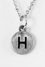 COOL & INTERESTING Dainty Disc Initial H Necklace COOL & INTERESTING Dainty Disc Initial H Necklace