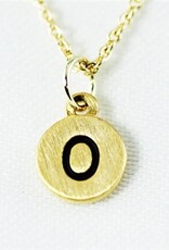 COOL & INTERESTING Dainty Disc Initial O Necklace COOL & INTERESTING Dainty Disc Initial O Necklace