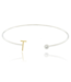 Two Tone Initial T Bangle