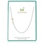 Two Tone Initial T Necklace