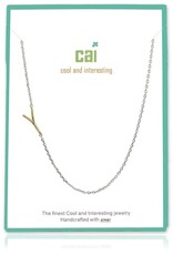 COOL & INTERESTING Two Tone Initial Y Necklace COOL & INTERESTING Two Tone Initial Y Necklace