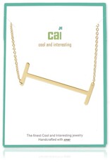 COOL & INTERESTING Large Initial I Necklace