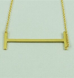 COOL & INTERESTING Large Initial I Necklace