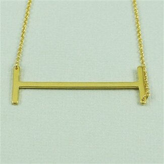 COOL & INTERESTING Large Initial I Necklace