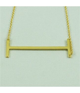 COOL & INTERESTING Large Initial I Necklace