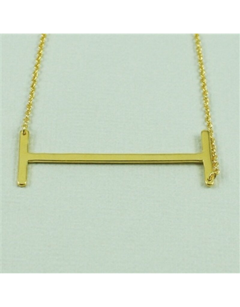 COOL & INTERESTING Large Initial I Necklace