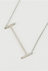 COOL & INTERESTING Large Initial I Necklace