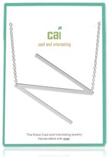 COOL & INTERESTING Large Initial N Necklace