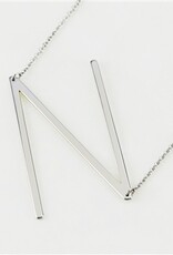 COOL & INTERESTING Large Initial N Necklace