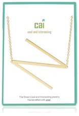 COOL & INTERESTING Large Initial N Necklace