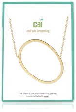 COOL & INTERESTING Large Initial O Necklace