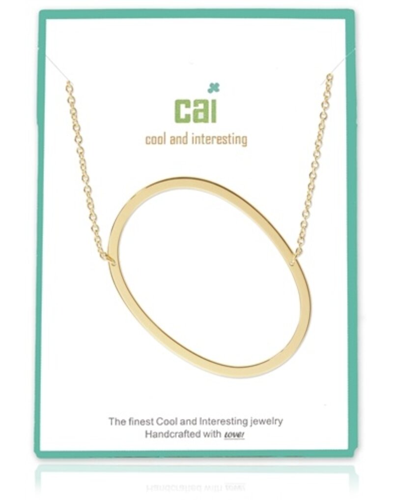 COOL & INTERESTING Large Initial O Necklace
