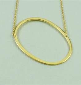 COOL & INTERESTING Large Initial O Necklace
