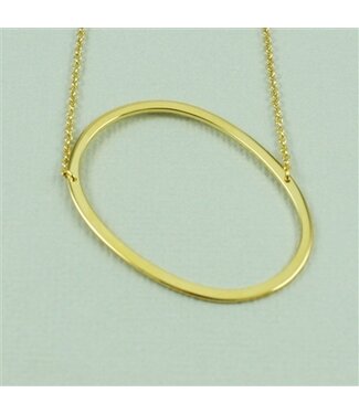 COOL & INTERESTING Large Initial O Necklace