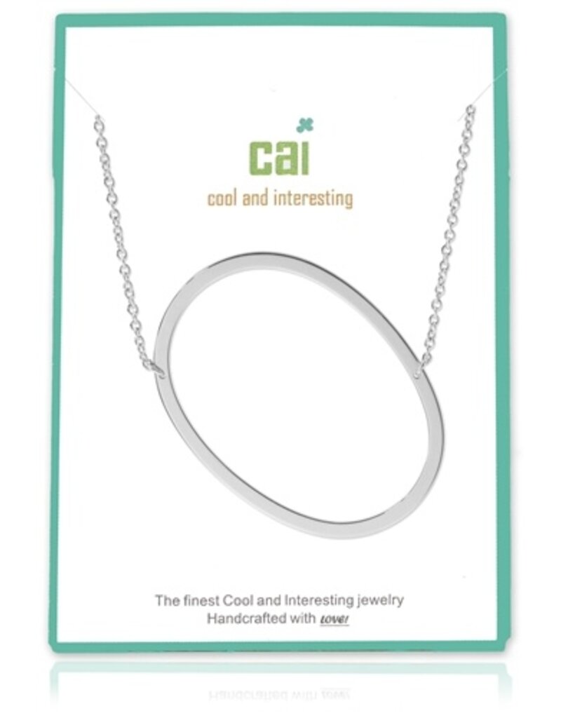 COOL & INTERESTING Large Initial O Necklace