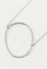 COOL & INTERESTING Large Initial O Necklace