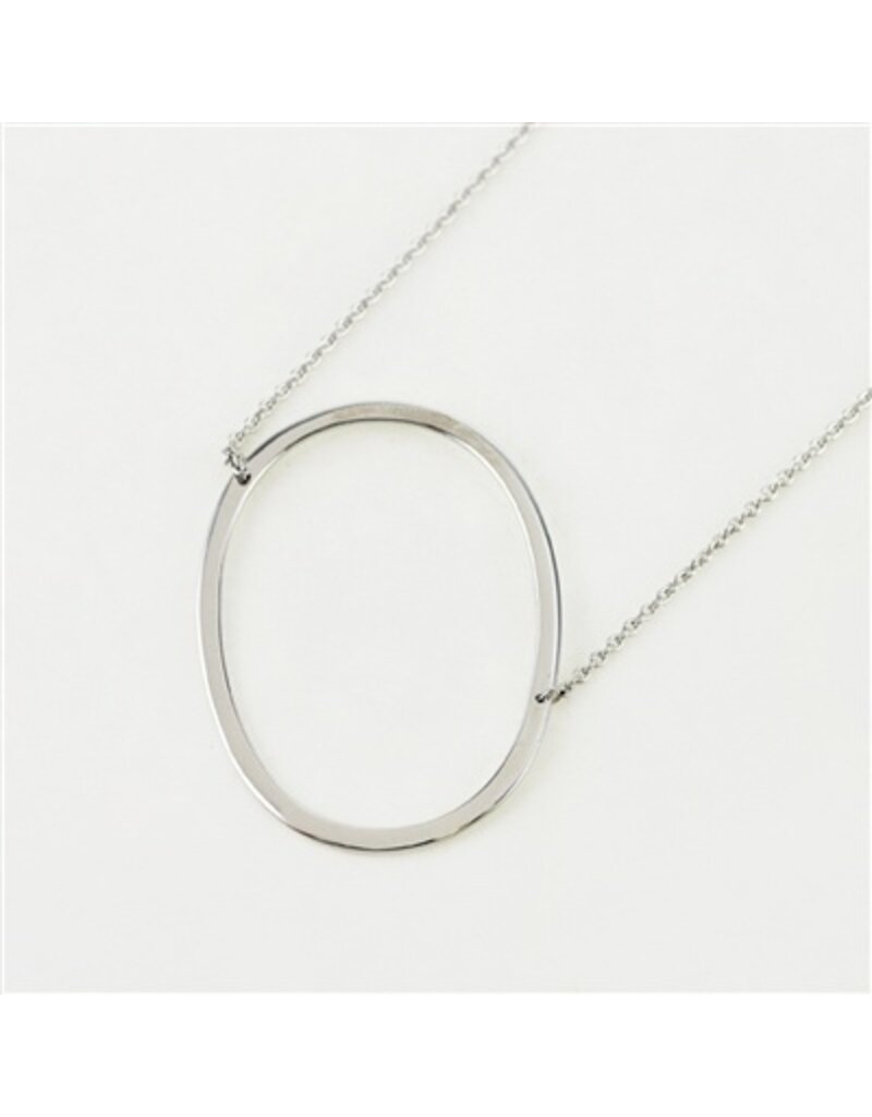 COOL & INTERESTING Large Initial O Necklace