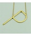 Large Initial P Necklace