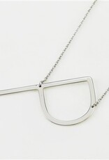 COOL & INTERESTING Large Initial P Necklace