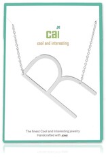 COOL & INTERESTING Large Initial R Necklace COOL & INTERESTING Large Initial R Necklace