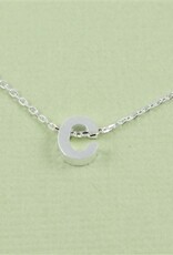 COOL & INTERESTING Block Initial C Necklace