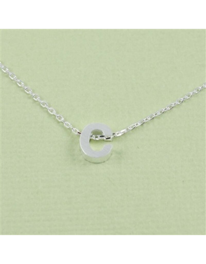 COOL & INTERESTING Block Initial C Necklace