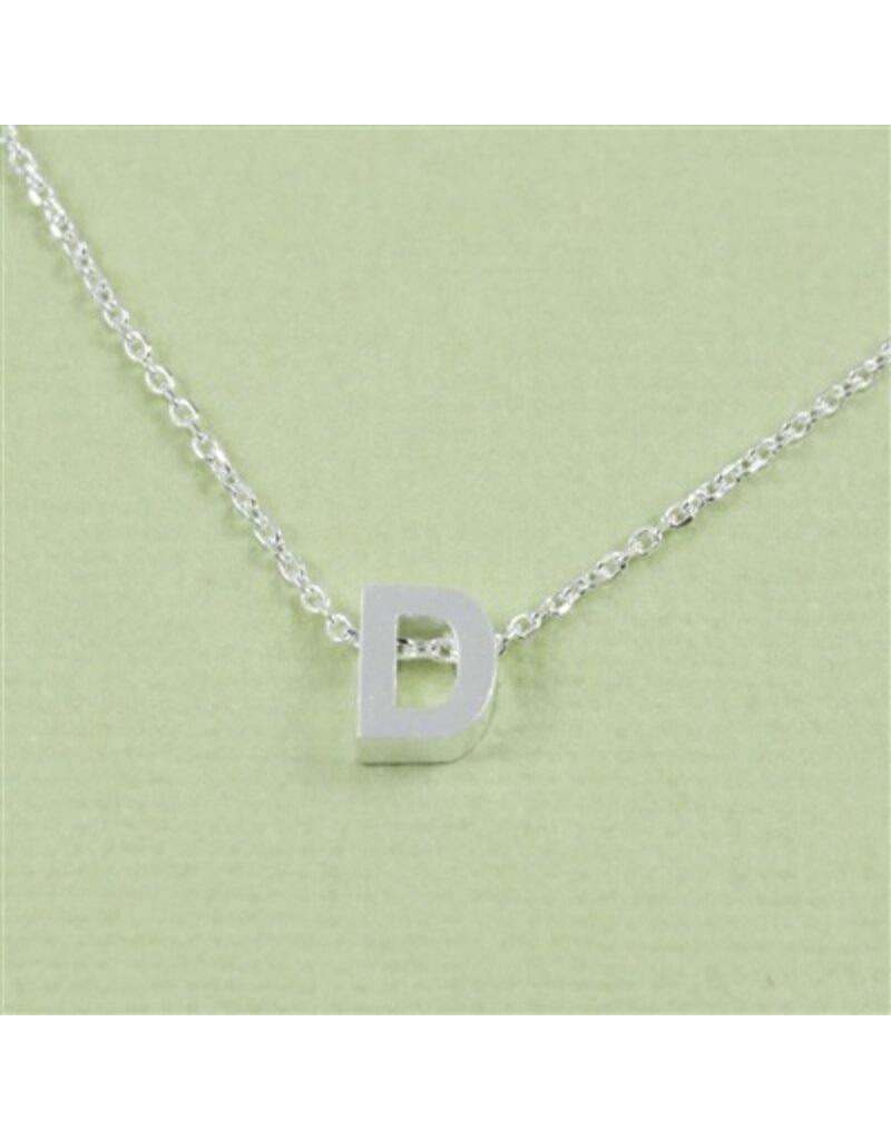 COOL & INTERESTING Block Initial D Necklace