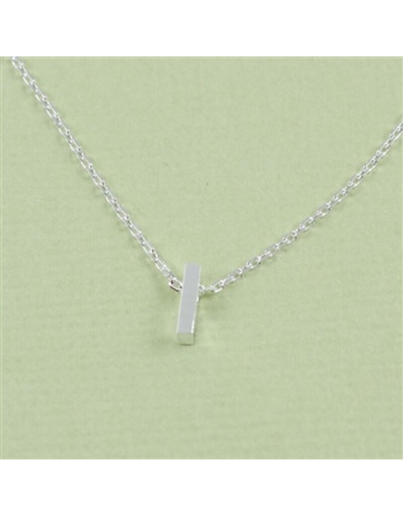 COOL & INTERESTING Block Initial I Necklace