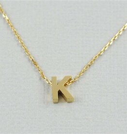 COOL & INTERESTING Block Initial K Necklace