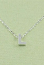 COOL & INTERESTING Block Initial L Necklace