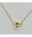 Block Initial P Necklace