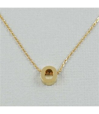 COOL & INTERESTING Block Initial O Necklace