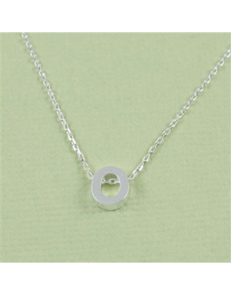 COOL & INTERESTING Block Initial O Necklace