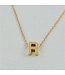 Block Initial R Necklace