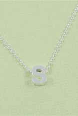 COOL & INTERESTING Block Initial S Necklace COOL & INTERESTING Block Initial S Necklace
