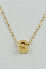 COOL & INTERESTING Block Initial S Necklace COOL & INTERESTING Block Initial S Necklace
