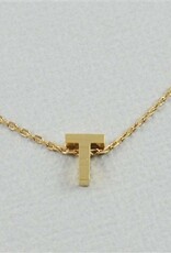 COOL & INTERESTING Block Initial T Necklace