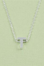 COOL & INTERESTING Block Initial T Necklace