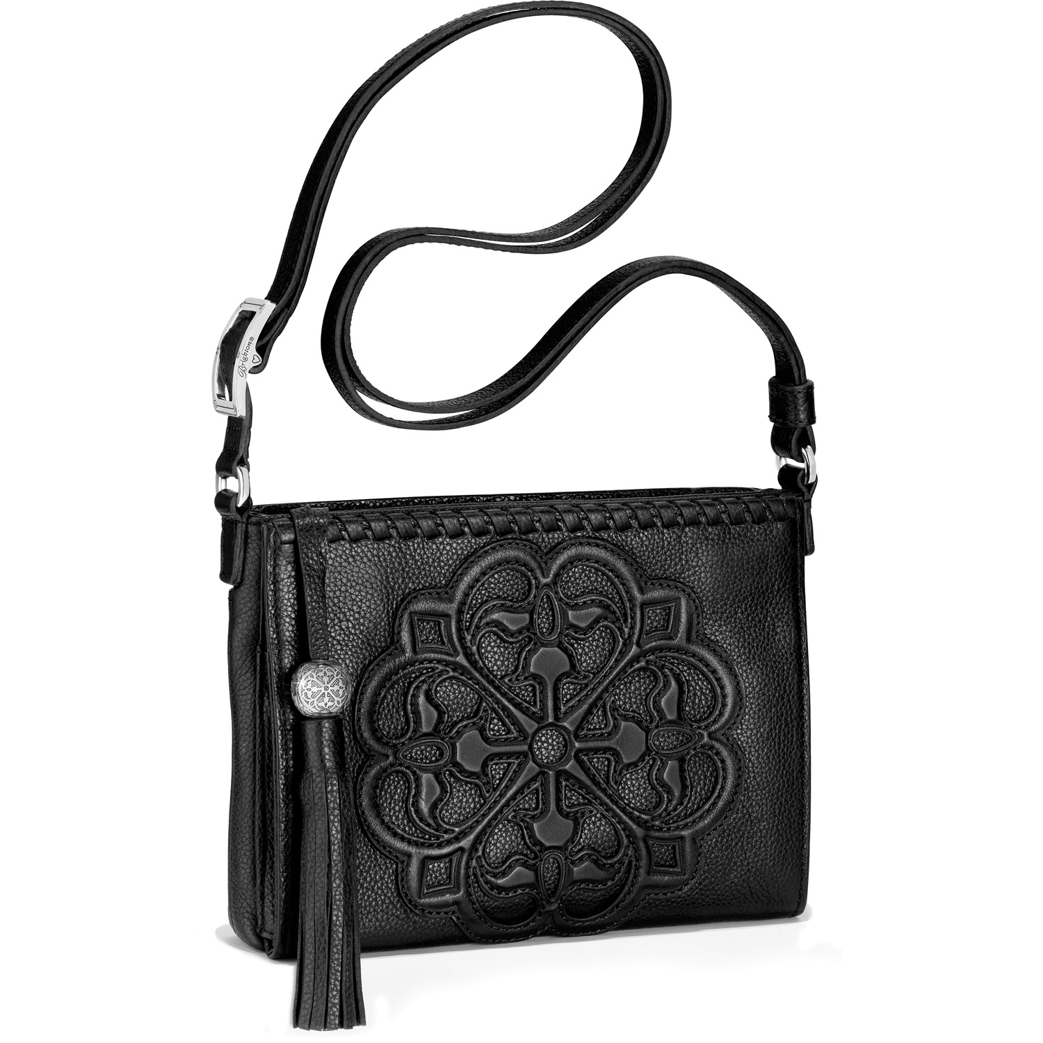 Brooklyn Straw Cross Body Organizer - Brighton