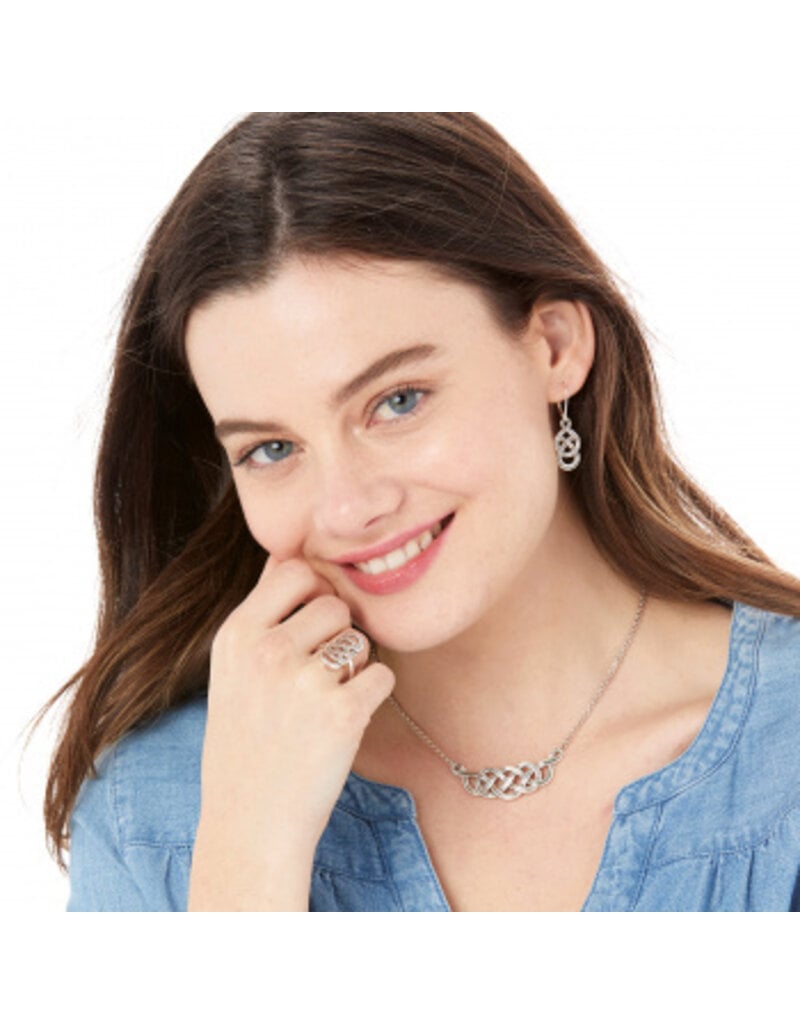 BRIGHTON Interlok Braid Petite Leverback Earrings