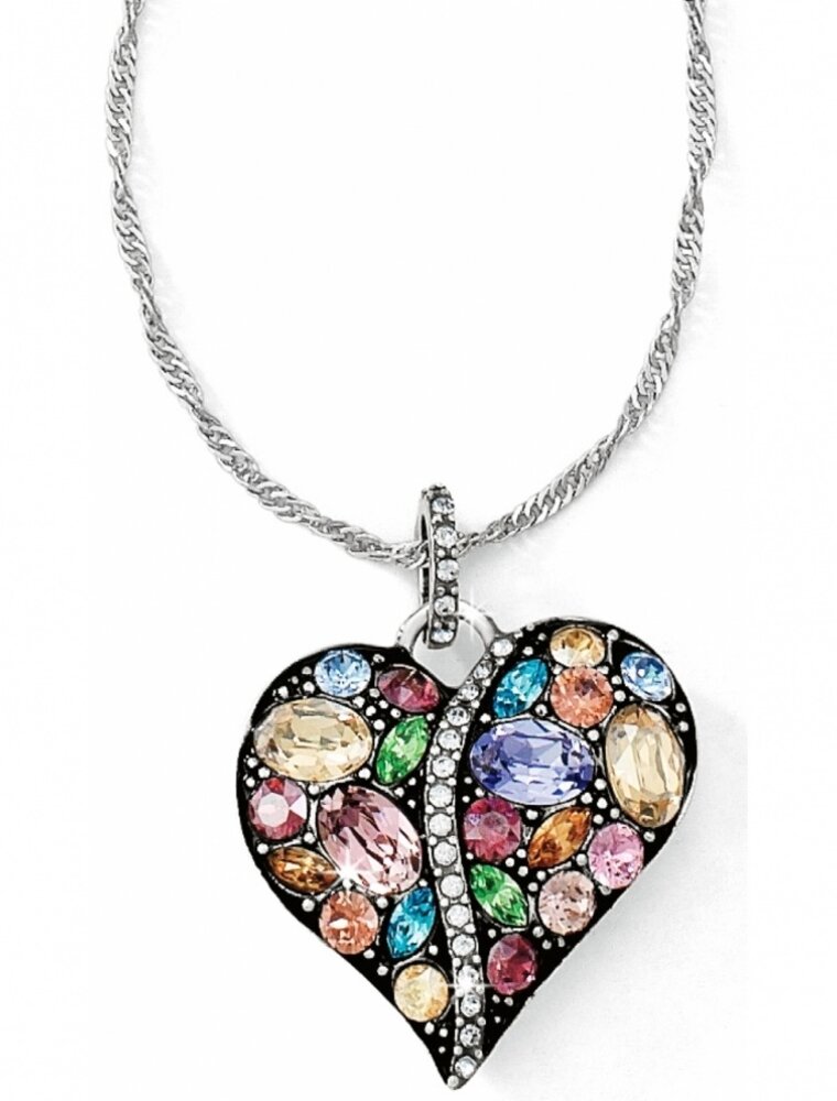 BRIGHTON Trust Your Journey Heart Necklace