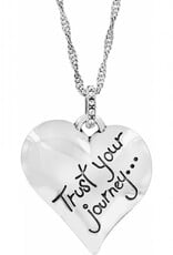 BRIGHTON Trust Your Journey Heart Necklace