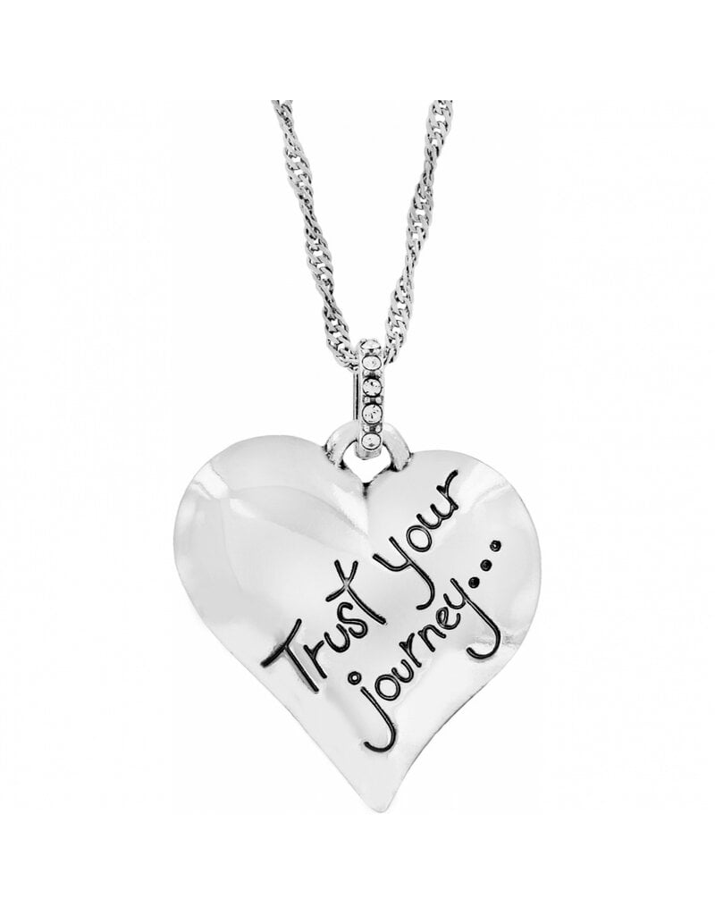 BRIGHTON Trust Your Journey Heart Necklace