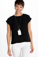 BRIGHTON London Groove Badge Clip Necklace