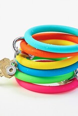 Silicone Big O Key Ring in Tickled Pink