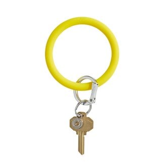 OVENTURE Silicone Big O Key Ring in Yes Yellow