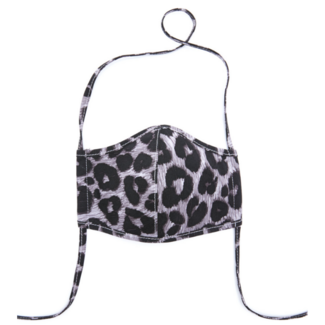 BRIGHTON Leopard Hearts Pewter Mask