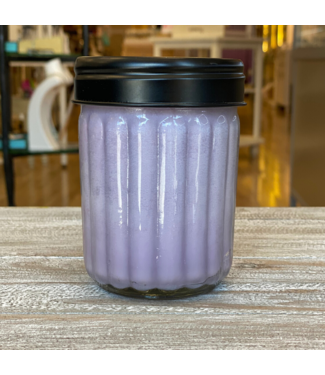 SWAN CREEK CANDLE CO. Homespun Jar in Lavender & Lemongrass