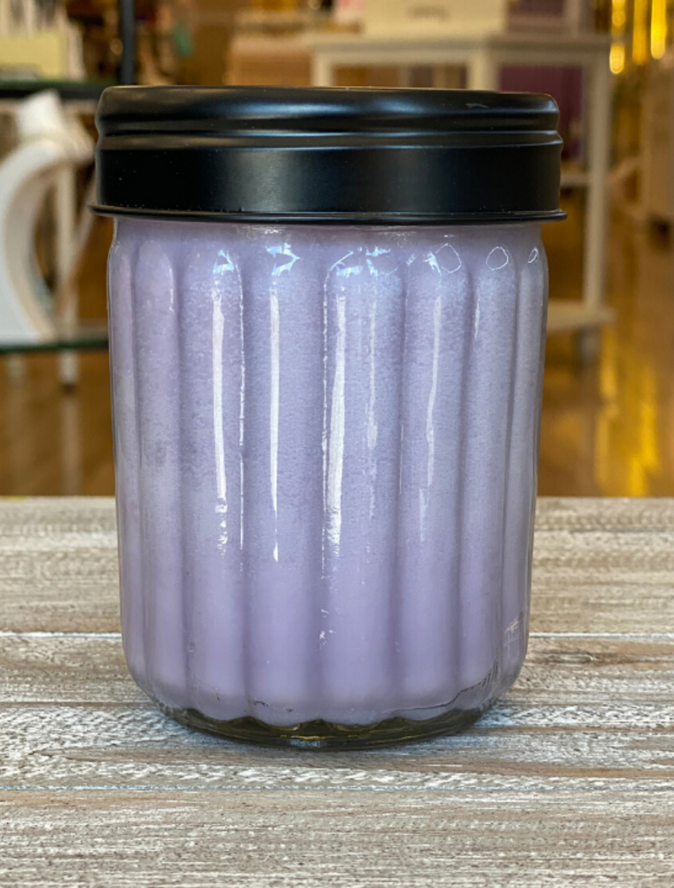 SWAN CREEK CANDLE CO. Homespun Jar in Lavender & Lemongrass